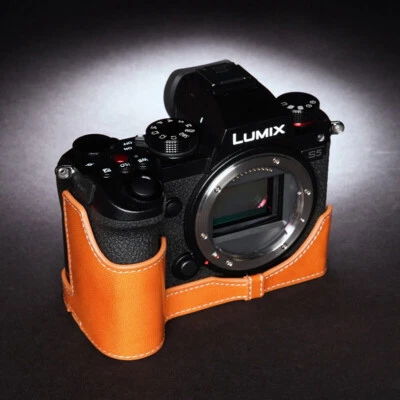 Panasonic LUMIX S5 Leather Half Case Camera Retro Cover Insert TP Handmade Case - Image 1 of 4