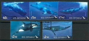 NEW ZEALAND ROSS DEPENDENCY 2010 USED SET OF WHALES OF SOUTHERN OCEAN (ID:RD127) - Picture 1 of 1