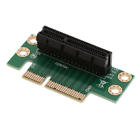 PCI Express 4X Riser Card 90 Degree Right Angle Riser Adapter Card for 1U /2U