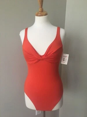 Traje de baño Leilani para mujer talla 8 una pieza naranja Foto 1 de 4