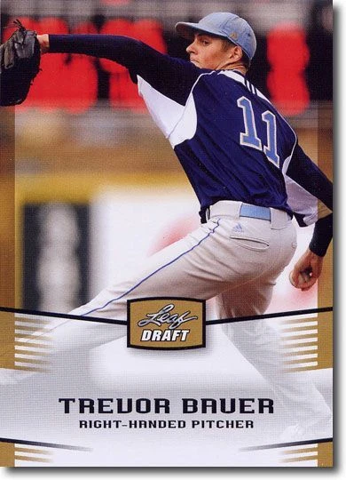 Лот из 10 штук 2012 TREVOR BAUER Leaf Draft GOLD National Excl промо дебютанты - Изображение 1 из 1