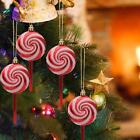 4x Christmas Lollipop Ornament Cute Candies Decor for Party Bedroom Holiday