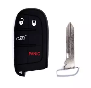 OEM Jeep Dodge Remote Smart key Fob M3N-40821302 Reshelled - Picture 1 of 4