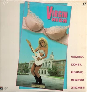 Virgin High (1991), RCA Columbia LaserDisc, Actress: Linnea Quigley, Rated: R - Foto 1 di 2