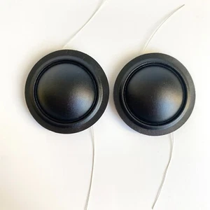 2 diaphragmes de dôme de soie 1" VCL de remplacement pour tweeter Monacor DT-254 8Ω - Photo 1/10