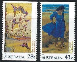 1990 Australia SG# 1269/70 Heidelberg Art Exhibition booklet pair mint MUH MNH - Picture 1 of 1