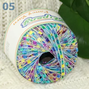 Sale New Lot of 1 ballsx50g High-quality Nylon Ladder Track Knitting Yarn Gold - Picture 1 of 6