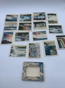 Niagara Falls Vintage Postcards Many View Perspectives Beautiful Colors W Holder - Picture 1 of 15