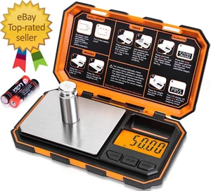 Digital Pocket Scale, 500G X 0.01G Gram Scale, Mini Scale 6 Units Jewelry Scale - Picture 1 of 8