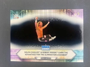 2021 Topps WWE Dolph Ziggler & Robert Roode #32 Smackdown SP Black /5 - Picture 1 of 2
