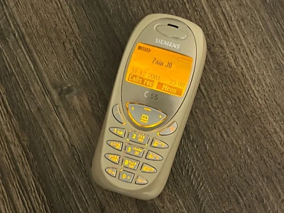 Retro Siemens C55 Blue Unlocked GSM mobile Phone Germany Made - Image 1 of 4