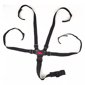 5 Point Harness Seat Belt,Adjustable Baby Seat Belt Full Protection Security Har - Picture 1 of 7