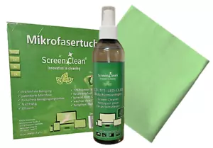 ScreenClean© "GREEN DUO" Set 250ml inkl. Microfasertuch. 100% R-PET Sprayflasche - Bild 1 von 11