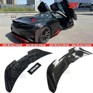 Dry Carbon Fiber/Forged Carbon Rear Spoiler Wing Kits Fits Mclaren 720S 2017-23 - Picture 1 of 31