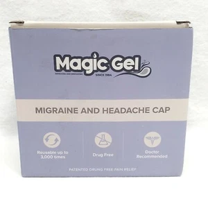 Headache & Migraine Relief Cap - A Headache Ice Mask/Hat Used for Migraines New - Picture 1 of 6
