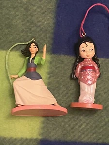 (2) Disney Mulan Christmas Ornaments - Picture 1 of 2