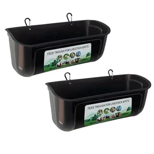2X(Alimentatore per Recinzione da Appendere per Pollo Capra, Abbeveratoio per Cane Anatra Cervo e5385 - Foto 1 di 7