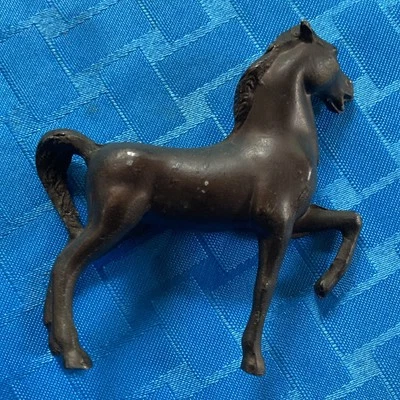 Cast Metal Horse Figurine 3-1/2" x 3-1/2" x 1" - Image 1 of 4