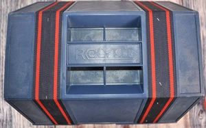 Rolykit Blue Roll Up Storage Box Case XL 10.75" X 64" Tackle Sewing Organizer - Picture 1 of 9