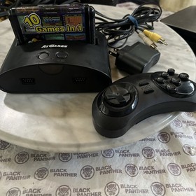 AtGames Sega Genesis Classic Game Mini Console 80 Built-in Games W 2 Controllers