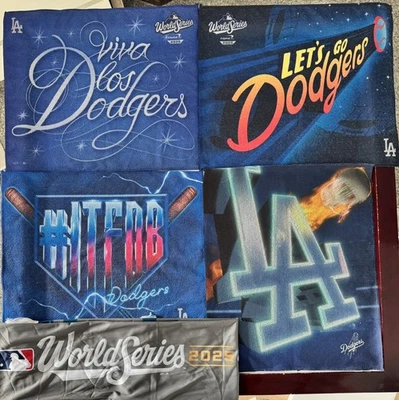 2025 Dodgers/Blue Jays WS Game Rally Towels + Celebration towel + Scarf  - Image 1 of 2