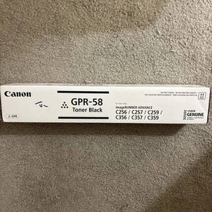Original Canon GPR-58 Toner für ImageRUNNER Advance C256 C257 C356 C357. - Bild 1 von 2