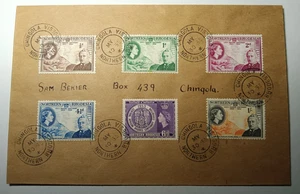 Northern Rhodesia Cancelled 1955 Cecil Rhodes Centenary Scarce Set of 6 - Picture 1 of 8