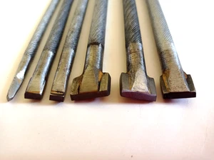 Carbide chisels for stone, Set of 6 Elite Chisel (4-18mm) (0,15" - 0,7") - Picture 1 of 5
