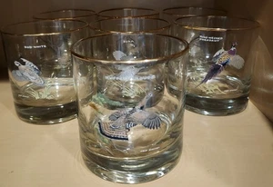 Juego de 7 obras de arte de pato firmadas por MCM Ned Smith de colección borde de oro 22k - Imagen 1 de 10