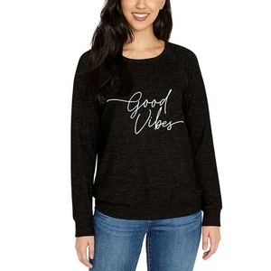 Buffalo Ladies' Printed Cozy Top BLACK Size: XL - Picture 1 of 6