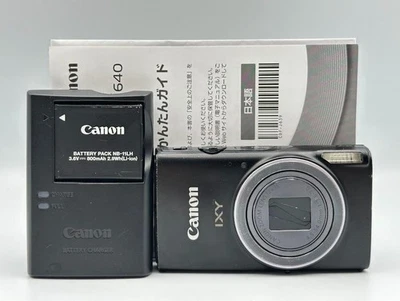 Canon IXY 640 PowerShot Elph 350 HS 20.2MP Digital Camera Black From Japan - Image 1 of 4