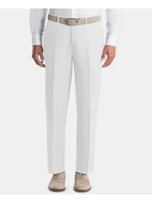 Lauren Ralph Lauren Mens UltraFlex Classic-Fit Linen White - Image 1 of 2