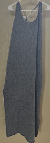 UNDERCOVER Abito donna VICTORIA’S SECRET grigio felpa tank maxi copricostume taglia large