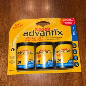 Kodak Advantix 400 Speed 25 Exposure Color Film Rolls 3 Pack Exp 05/2005 SEALED - Picture 1 of 2