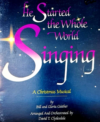 Cancionero de partituras He Started The Whole World Singing A Christmas Musical 1982 Foto 1 de 4