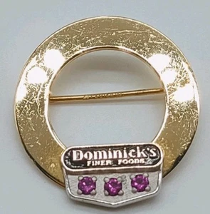 Vintage 12K Gold Filled Service/Award Pin Ruby Stones 4.2 Grams - Picture 1 of 7