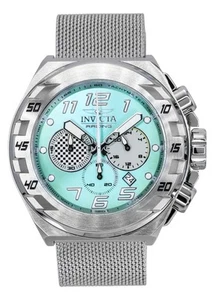 Invicta Racing Edelstahl türkises Zifferblatt Quarz 47202 Herrenuhr - Picture 1 of 4
