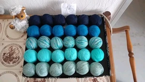 Wolle.Garnpaket, 900 g Baumwolle, Stricken, Bastellwolle,bunt,Konvolut.Reste  - Bild 1 von 1