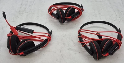 Lot of 3 Poly Blackwire C3220 Stereo Microsoft Teams USB-C Computer Headsets - Image 1 of 3