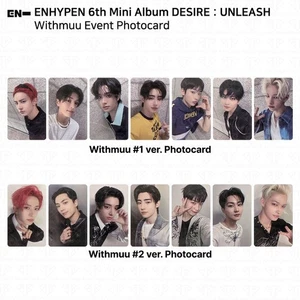 ENHYPEN 6th Mini Album Desire:Unleash Withmuu Special Gift Event Photocard - Picture 1 of 29