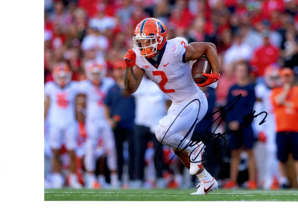 CHASE BROWN ILLINOIS FIGHTING ILLINI SIGNED 8X10 PHOTO W/COA #2 - Image 1 of 1