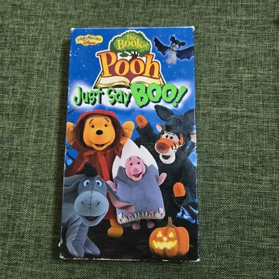 The Book of Pooh Just Say Boo! VHS Disney Playhouse Live-Action ACCEPTABLE Foto 1 de 4
