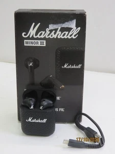 Marshall Minor III True Wireless In-Ear Headphones - Black [BG193] - Foto 1 di 6