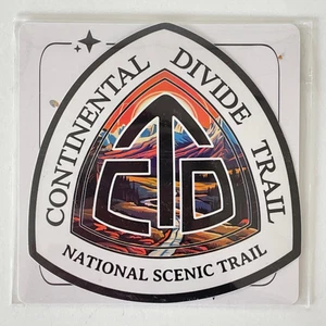 Continental Divide Large Vinyl Sticker 4 Inch Scenic Trail Travel Waterproof 4'' - Picture 1 of 6