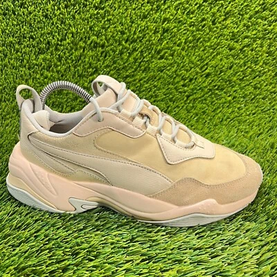 彪马 Thunder Desert 女式 8.5 码米色运动步行鞋运动鞋 — 第 1/4 张图片