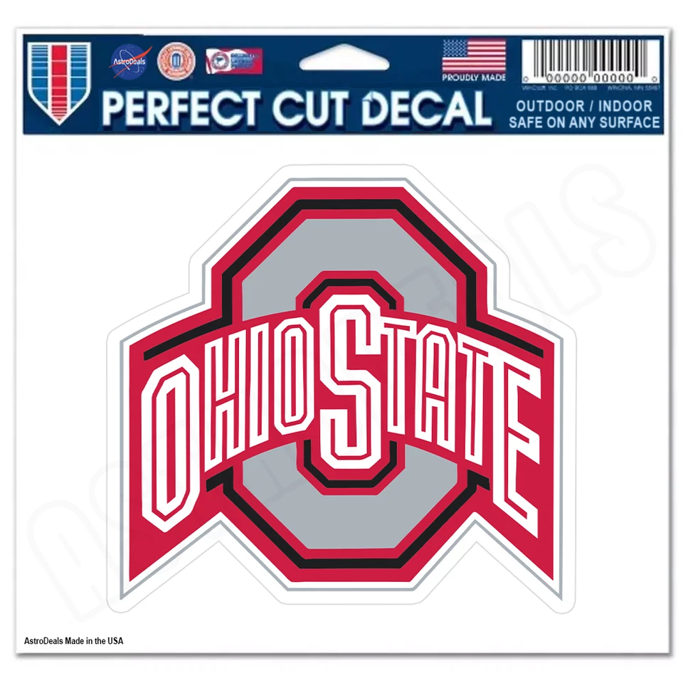 Ohio State Buckeyes Logo NCAA College Vinyl Sticker Decal *Size: 3"-12"* - Image 1 of 1