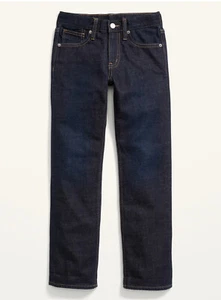 Old Navy Kid Boys Non-Stretch Loose-Fit Jeans Dark Wash Size 8 - Picture 1 of 4