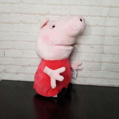 Peppa Pig Large Plush Doll Hand Puppet 17.5” Hasbro Toy Stuffed Animal London - Image 1 of 4