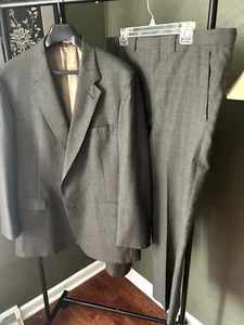 Mens Cricketeer Hamburgers & Kennedys 2 Piece Gray Suit 37S (see measurements) - Picture 1 of 16