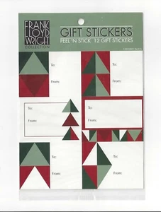 Frank Lloyd Wright Gift Stickers Christmas Birthday - Picture 1 of 1